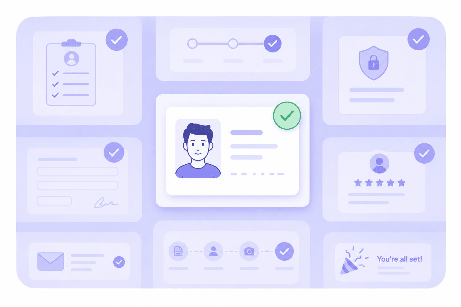 ID verification and background check for GetRouted drivers